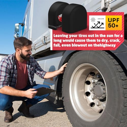 Waterproof RV Wheel Covers for Travel Trailer