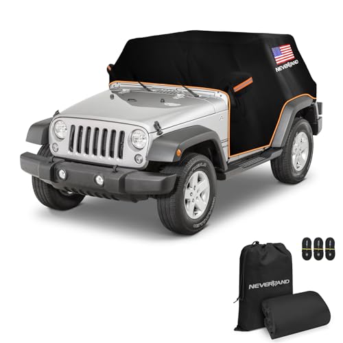 Waterproof Car Cover for Jeep Wrangler 4-Door
