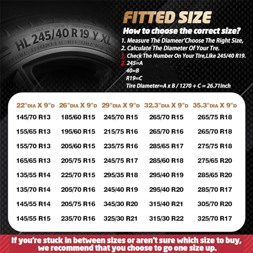 Waterproof RV Wheel Covers for Travel Trailer