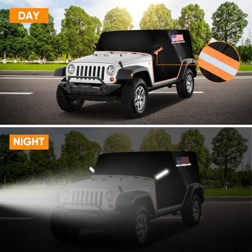 Waterproof Car Cover for Jeep Wrangler 4-Door