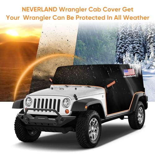 Waterproof Car Cover for Jeep Wrangler 4-Door