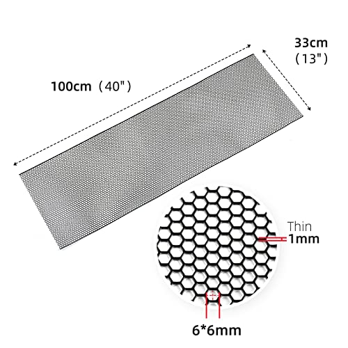 Universal Car Grill Mesh - Aluminum Automotive Grille