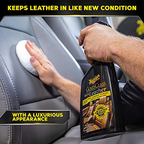 Premium Meguiar's Gold Class Leather Cleaner - 24 Oz