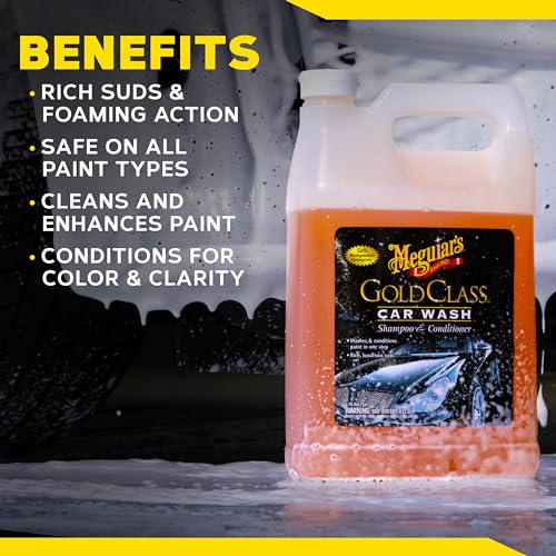 Meguiar's Gold Class Car Wash Foam Soap - 1 Gallon