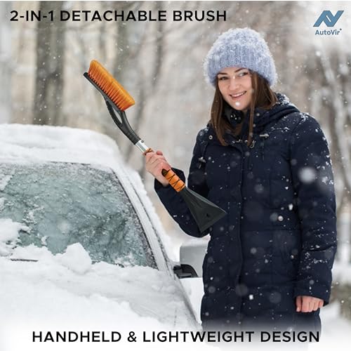 27" Snow Brush & Ice Scrapers for Car Windshield