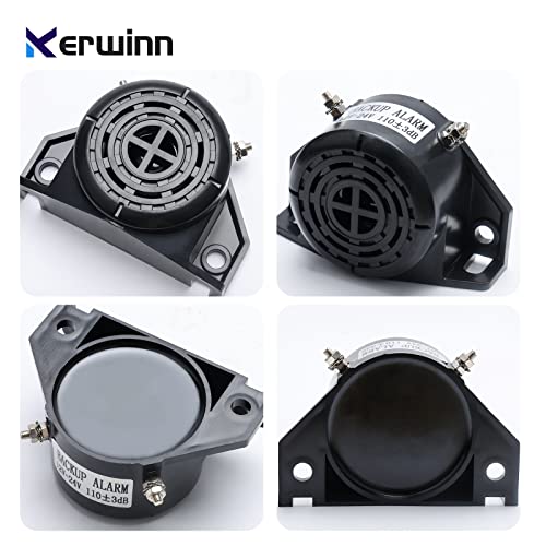 KERWINN Waterproof 12V-24V Backup Alarm 110±3DB