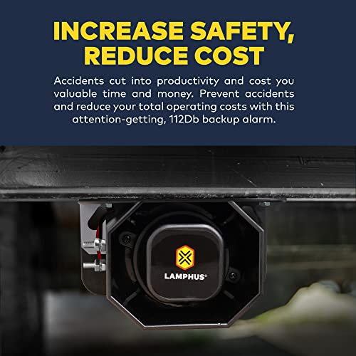 Truck Reverse Back-Up Alarm [112dB] [SAE Class A]