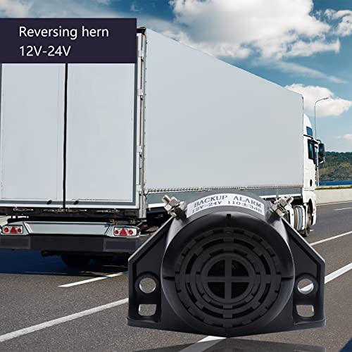 KERWINN Waterproof 12V-24V Backup Alarm 110±3DB