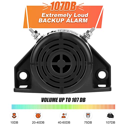 HK Universal 110DB Backup Alarm, Heavy-Duty - 2 PCS