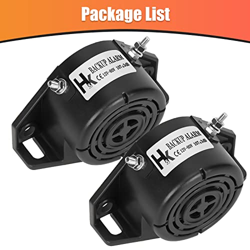 HK Universal 110DB Backup Alarm, Heavy-Duty - 2 PCS