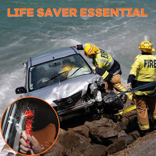Car Safety Hammer Set - 2-in-1 Auto Rescue Tool