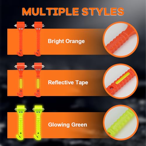 Car Safety Hammer Set - 2-in-1 Auto Rescue Tool