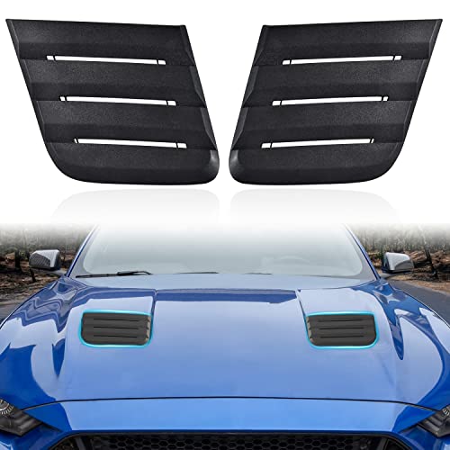 Ford Mustang 2018-2022 Hood Vent Cover, Matte Black