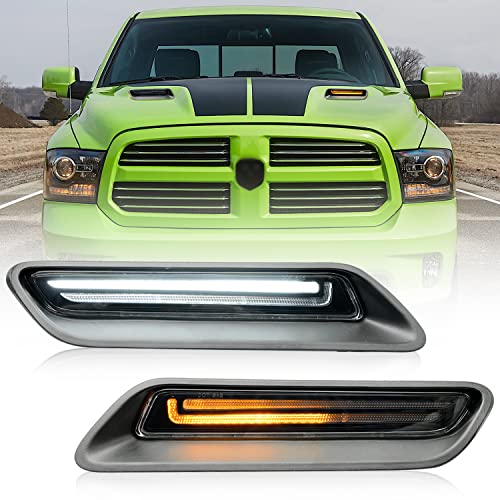 LED Vent Hood Scoop Light Bar for RAM 1500