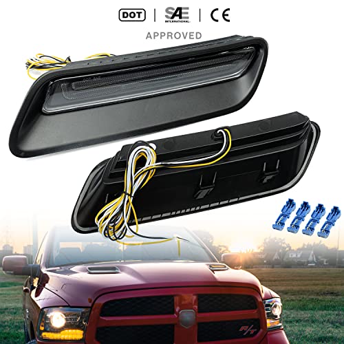 LED Vent Hood Scoop Light Bar for RAM 1500