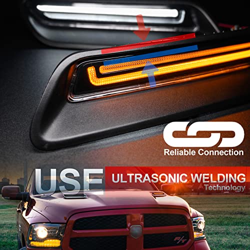 LED Vent Hood Scoop Light Bar for RAM 1500