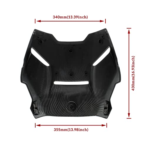 SAUTVS Carbon Fiber Style Hood Panel for Can-Am Ryker