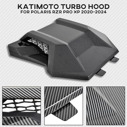 Carbon Fiber Turbo Hood Scoop for Polaris RZR PRO XP 2020-2023