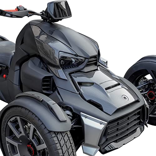 SAUTVS Carbon Fiber Style Hood Panel for Can-Am Ryker
