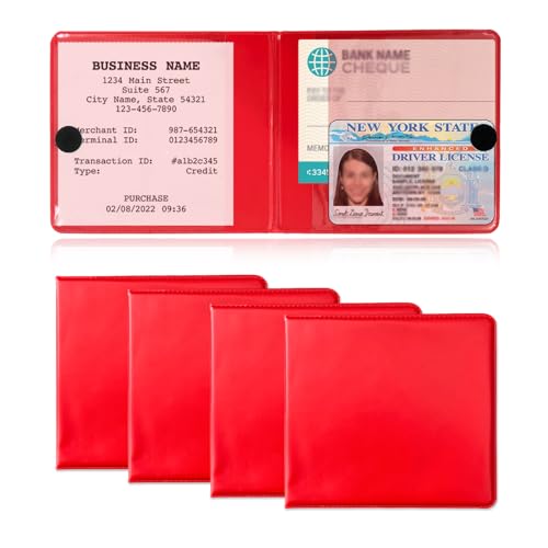 Car Registration Insurance Holder Organizer for Vehicle Interior