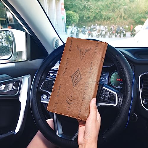 Car Registration and Insurance Card Holder, Boho Style