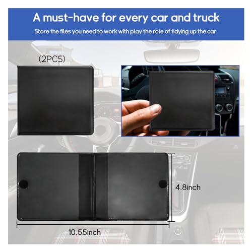 Dickno Car Registration and Insurance Holder, Auto Card Organizer
