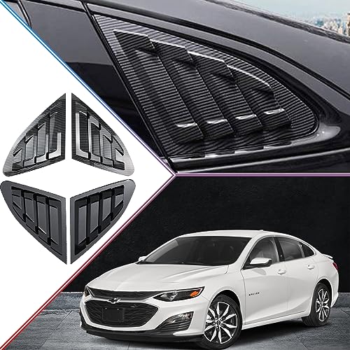 Chevrolet Malibu 2016-2023 Rear Side Window Louvers
