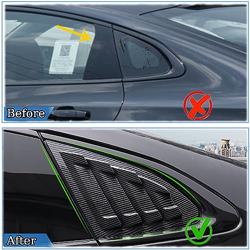 Chevrolet Malibu 2016-2023 Rear Side Window Louvers