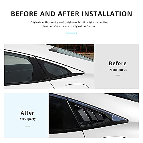 Honda Civic Sedan Sport Style Rear Window Louvers