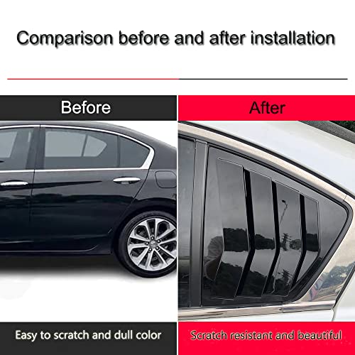 Honda Accord 9th Gen Rear Side Window Louvers