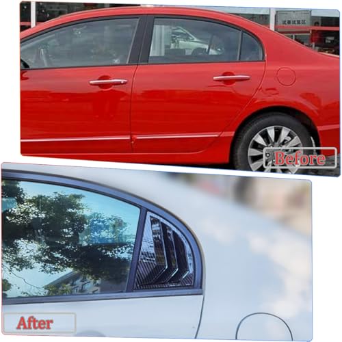 Honda Civic 2006-2011 Rear Side Window Louvers Cover