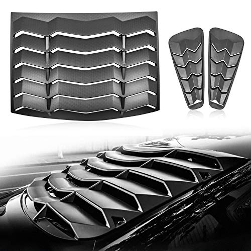 Ford Mustang 2005-2014 Rear+Side Window Louvers Windshield Sun Shade
