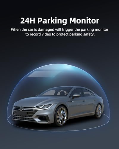 Dual Front and Inside Car Dash Cam, WiFi, G-Sensor