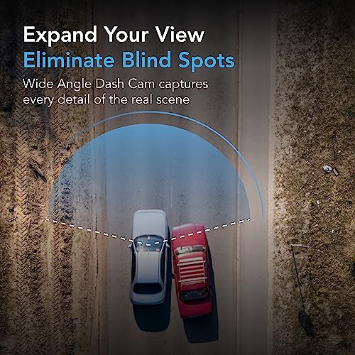 AutoSky Dual Dash Cam - Full HD, 32GB Memory