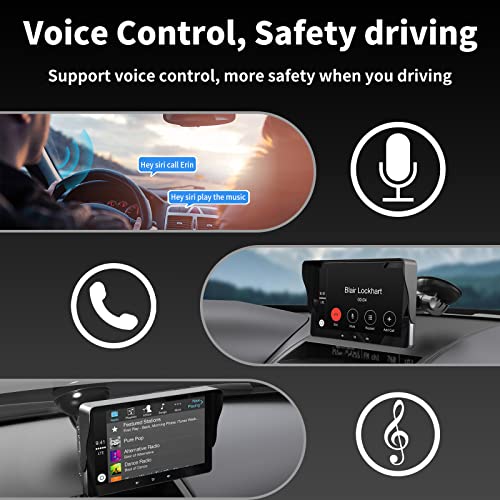 7" Wireless Car Stereo with Apple CarPlay & Android Auto