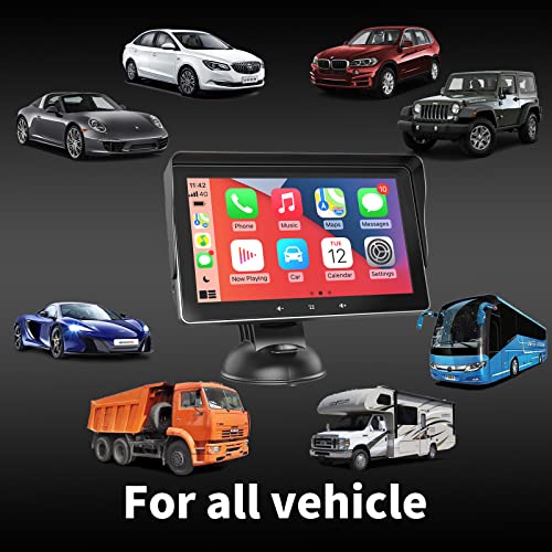 7" Wireless Car Stereo with Apple CarPlay & Android Auto