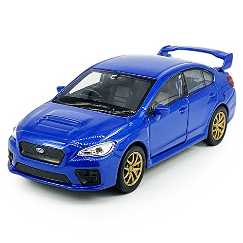 Subaru Impreza WRX STI Diecast Model Car, Blue