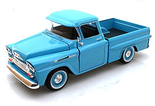 1958 Chevy Apache Fleetside Pickup Toy Car, 1/24 Scale