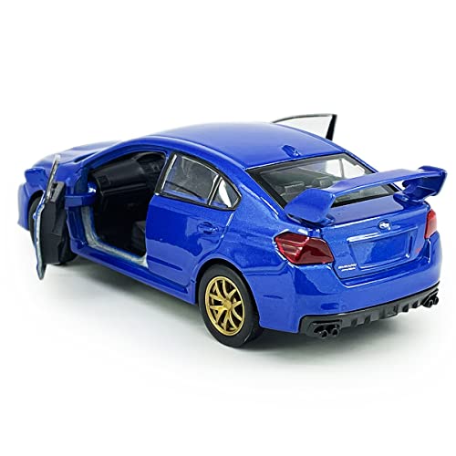 Subaru Impreza WRX STI Diecast Model Car, Blue