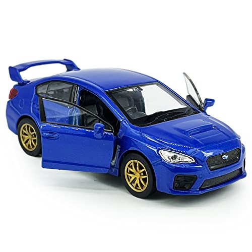 Subaru Impreza WRX STI Diecast Model Car, Blue