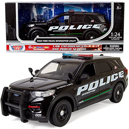 2022 Ford Explorer Police Diecast Model Car by Motormax