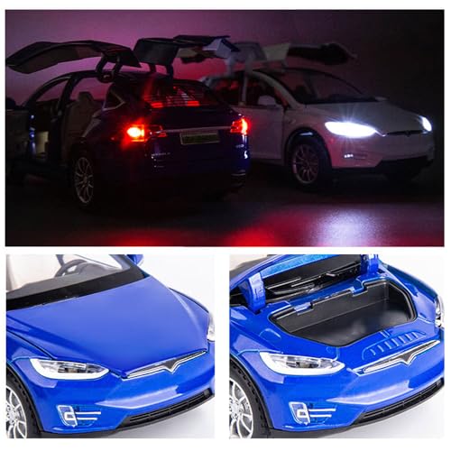 1:32 Scale Tesla X90 Diecast Car with Lights & Sounds