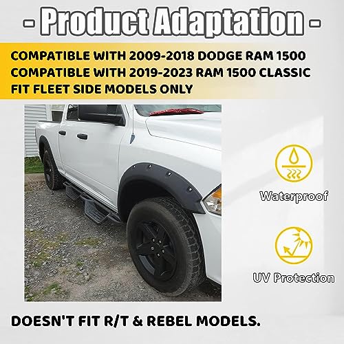 Dodge Ram 1500 Fender Flares - Front & Rear