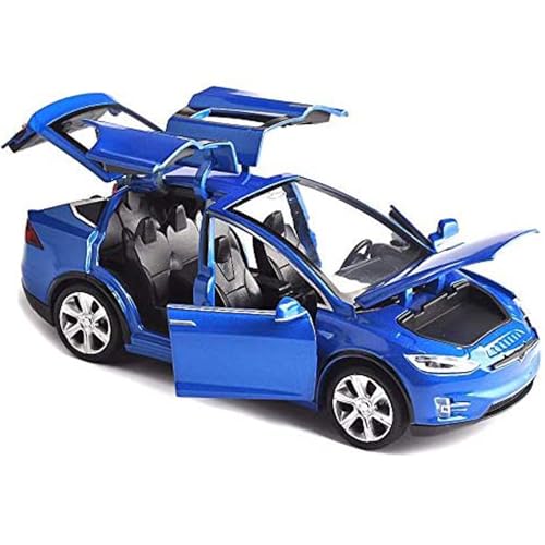 1:32 Scale Tesla X90 Diecast Car with Lights & Sounds