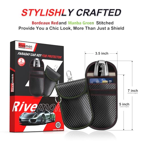 Rivemon Faraday Bags for Key Fob (2 pack)