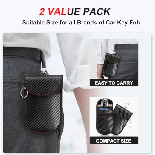 Rivemon Faraday Bags for Key Fob (2 pack)