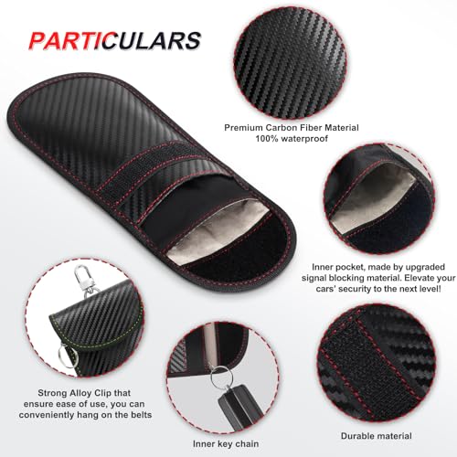 Rivemon Faraday Bags for Key Fob (2 pack)