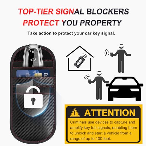 Rivemon Faraday Bags for Key Fob (2 pack)