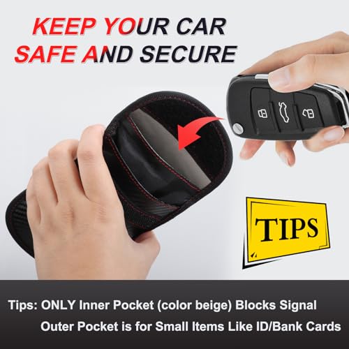 Rivemon Faraday Bags for Key Fob (2 pack)