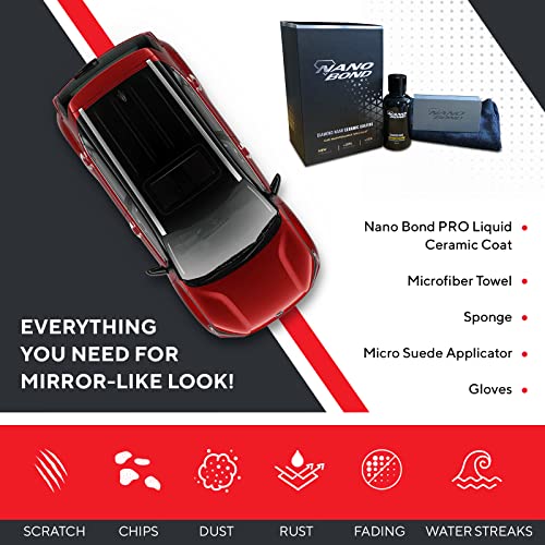 Nano Bond Ceramic Coating 9H PRO Kit, Car Care